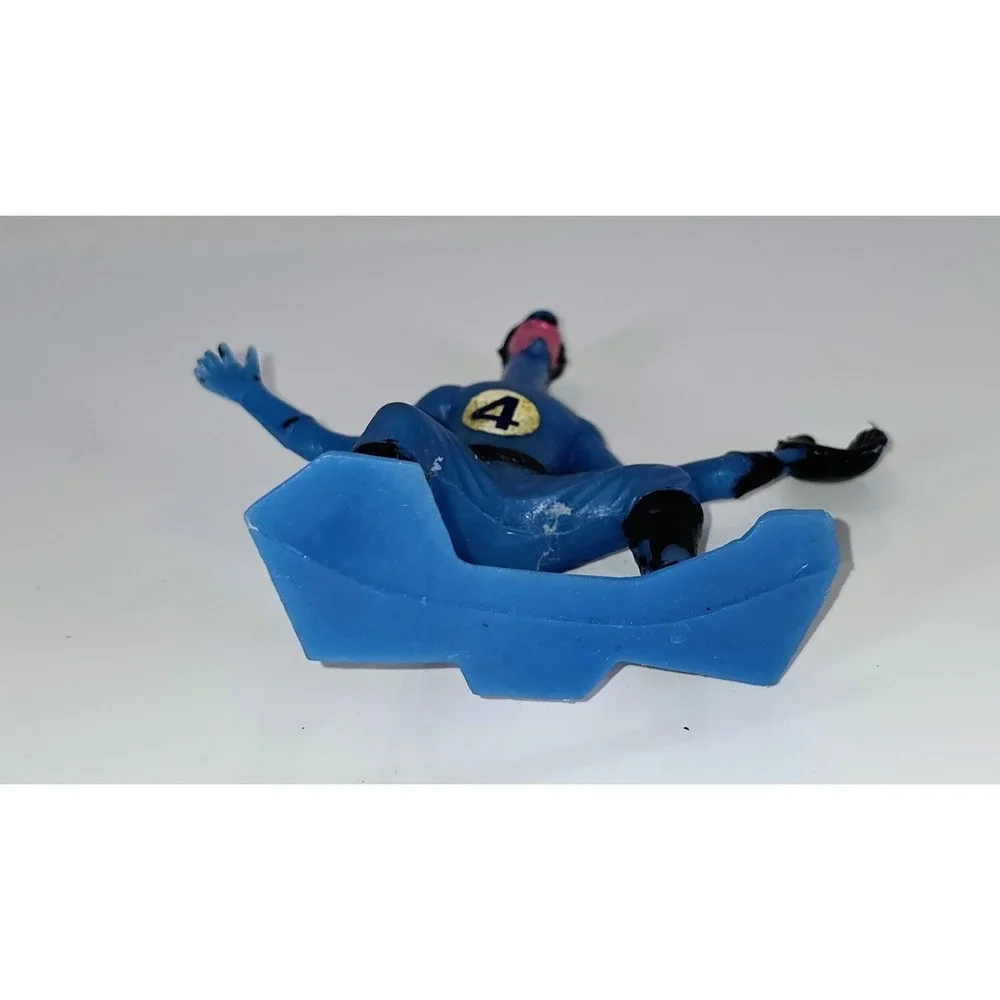 Vintage 1970s Mr Fantastic Bootleg Action Figure Marvel Knockoff Plastic Toy